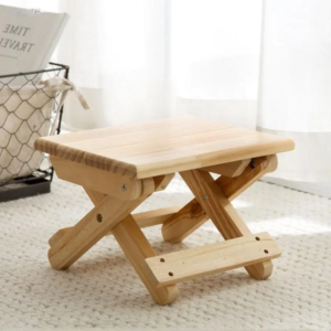 JCS Luxe-Foldable solid wood stool chair