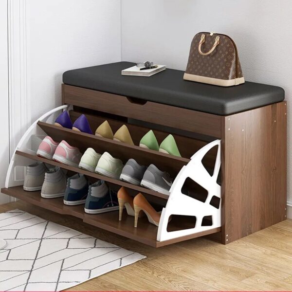 JCS Luxe-Ultra-thin Tipping Shoe Rack